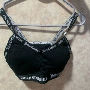 Juicy Couture Black and White Bralette